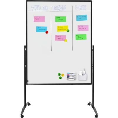 Legamaster Ochranná mobilní dělící stěna PREMIUM PLUS 150 x 120 cm keramická bílá tabule LEG-7204810 – Zboží Dáma