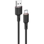 ACEFAST Кабел Acefast C2-04, USB към USB-C, 1.2 m, 3A, черен (C2-04-A-C black)