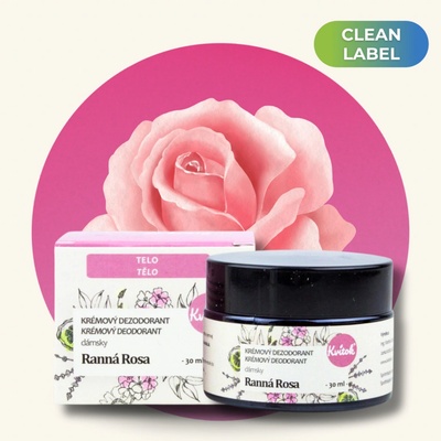 Kvítok Krémový deodorant Ranní rosa 30 ml