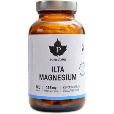 Puhdistamo Night Magnesium Hořčík 120 kapsúl