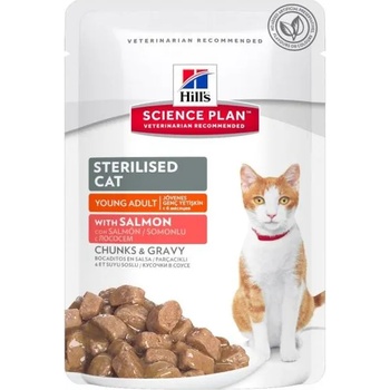 Image 1 of Hill's Science Plan Young Adult Sterilised salmon 12x85 g