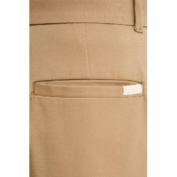 Calvin Klein панталон чино дамски от памук с еластан (LV044B916G)