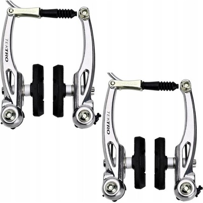 Brzdy V-brake komplet přední + zadní stříbrný 110 mm Tektro 855AL slr set – Zbozi.Blesk.cz
