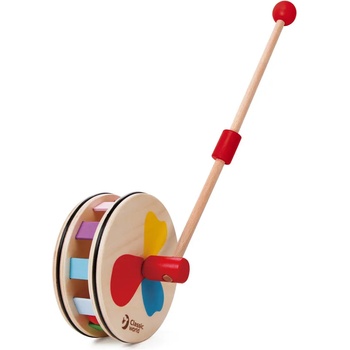 Image 1 of Classic World Дървена играчка за бутане Дъга