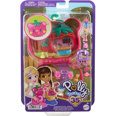 Mattel Kompaktná sada Polly Pocket Jahodový medveď