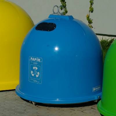 Sklolaminátové kontajnery GFA na papier - 2500 l