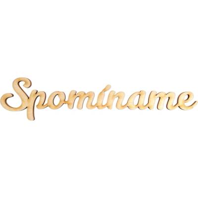 FLOWERIO Drevený výrez 15cm - Spomíname