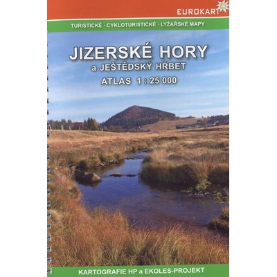 Jizerské hory a Ještědský hřbet - turistický atlas 1:25t.