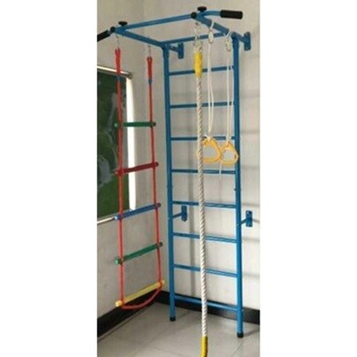 RESTPRO Детска метална шведска стена с аксесоари, синя (kid-2-blue)