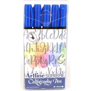 Artline Supreme Калиграфски химикал 5 - комплект синьо (EPF-240/5W/2)