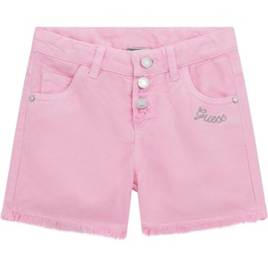 Guess Детски къси панталонки Guess - С ресни, розови, 18 м (20252-K5GD13-WH7J0-G66G-18M) - baby