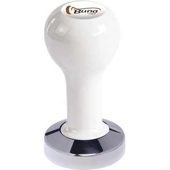 Buna Café tamper kov biely, SP, nerez lesk, plochý 53 mm