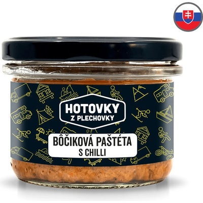 Hotovky z plechovky Bôčiková paštéta s chilli 170 g