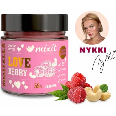 Mixit Mixitella Love Berry orieškový krém 220 g