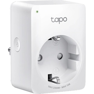 TP-Link TP LINK TAPO P100 Смарт контакт 10A, 2300W, 2.4Ghz, задаване на график, таймер (TP-TL-CAM-TAPO-P100-1PK) - zettabytex