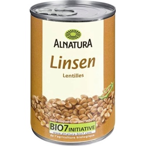 Alnatura Био леща - консерва - 400 г