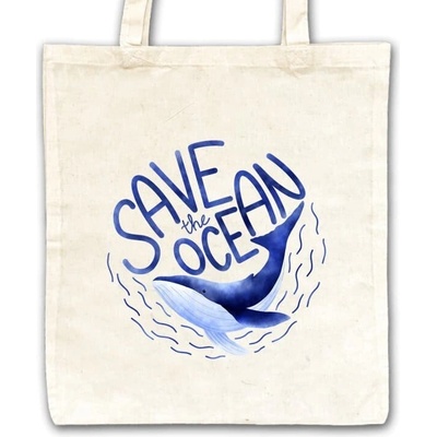 Plátená taška Canli - Save the ocean