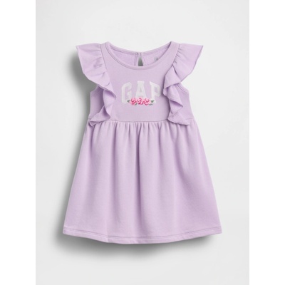 GAP Baby šaty s logem Fialová – Zboží Dáma