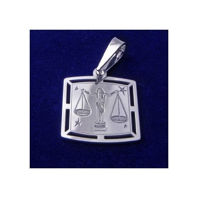 Klenotyn Stříbrný přívěsek znamení váhy KZ9