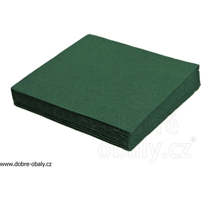Wimex ubrousky 3V tmavě zelené 250ks 33x33cm