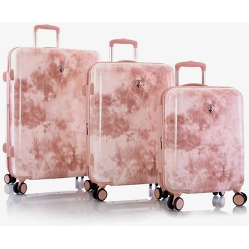 HEYS Комплект от три щампосани пътнически куфара Heys Tie-Dye S, M, L Heys | Rozov | ЖЕНИ | ЕДИН РАЗМЕР