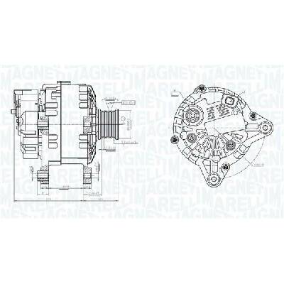 Alternátor MAGNETI MARELLI 063731562010