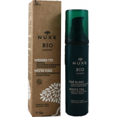 Nuxe Bio Organic White Tea Tinted Cream Fair Skin Tones Claire 50 ml – Zboží Dáma