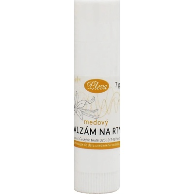 Pleva Honey Lip Balm with Vanilla Flavor balzám na rty s medem tyčinka 7 g