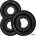 OXBALLS Rimringz Multi Size 3-Pack Cockrings Black