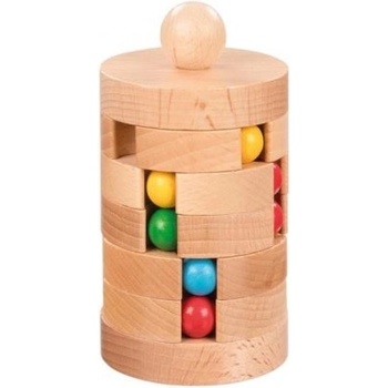 Goki - Дървена логическа игра - Кула с топчета (57465)