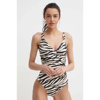 Michael Kors Цял бански MICHAEL Michael Kors SURPLICE ONE PIECE в черно с леко подплатени чашки MM9P874 (MM9P874)