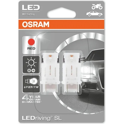 OSRAM Standart - W2.5x16q - P27/7W / RED - 3548R (7998) - комплект 2бр (3548R)