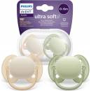 Avent Philips šidítko Ultrasoft Premium 2 ks oranžová