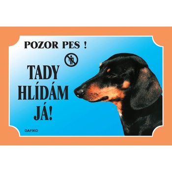 Dafiko Tabulka Jezevčík krátkosrstý černý