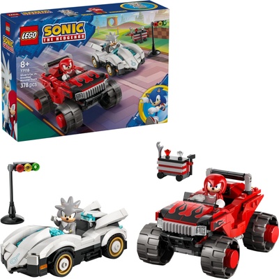 LEGO® Sonic the Hedgehog™ 77118 Silver a jeho auto vs. Knuckles a jeho monster truck