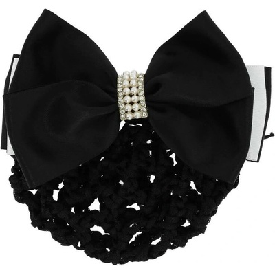 Equithème Síťka na drdol Perle černá bílá – Zboží Dáma