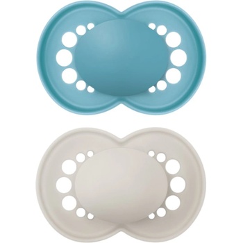 MAM Original 16m+ биберон Turquoise/ Grey 2 бр
