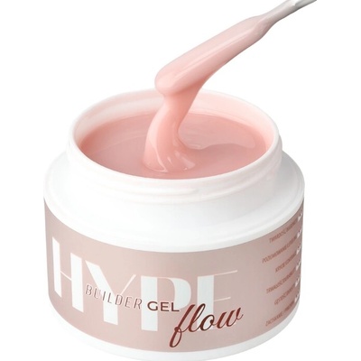 Mistero Milano Builder gel Hype gel Flow Cover Nude 15g