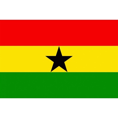 Státní vlajka Ghana tištěná venkovní Alerion