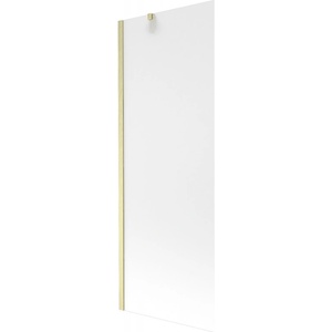 Mexen Next сгъваем параван за вана 1-крило 70 x 150 cm, заскрежен, златист четкан - 895-070-000-00-30-55 (895-070-000-00-30-55)