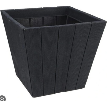 САКСИЯ y54190190 38.5х38.5х40см АНТРАЦИТ ДЪРВЕСЕН ДЕКОР (y54190190)