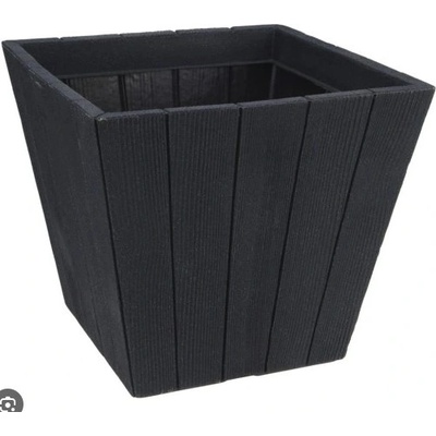 САКСИЯ y54190190 38.5х38.5х40см АНТРАЦИТ ДЪРВЕСЕН ДЕКОР (y54190190)