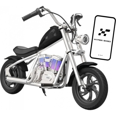 Hyper Gogo Cruiser 12 Plus Elektrická motorka pre deti černá