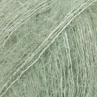 Příze DROPS Kid-Silk uni colour 34 - zelená šalvěj