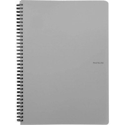Karton P+P twin wire blok A5 PP PASTELINI šedá 8-805 – Hledejceny.cz