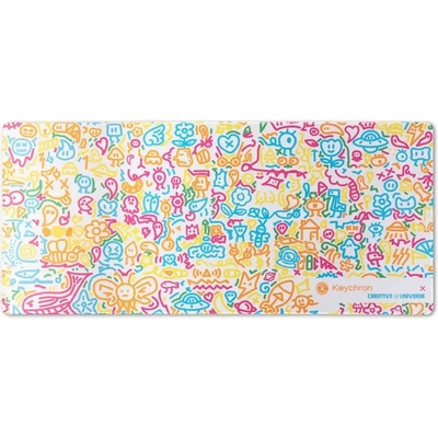 Keychron Graffiti Party Desk Mat Геймърска подложка за клавиатура и мишка (DM-5)