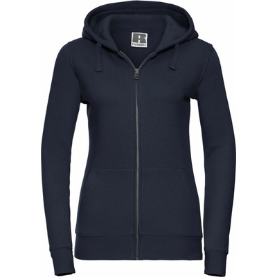 Russell Athletic 266F dámská mikina na zip s kapucí půlnoční modrá