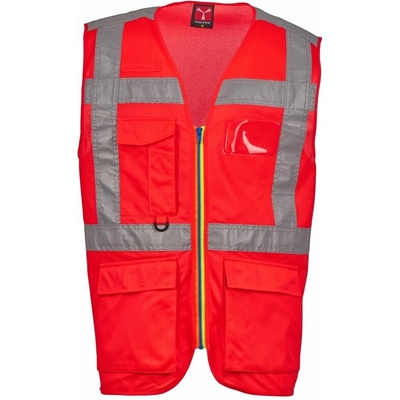 Payper reflexná vesta EXTRA FLUORESCENT RED