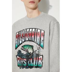 Billionaire Boys Club Памучен суичър Big Catch Crewneck (B24230)