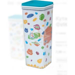  Кутия за насипни продукти Фикс 2, 25л Ал (169060)